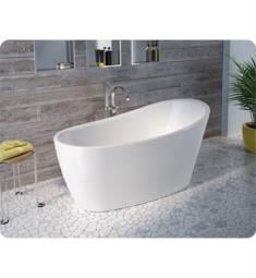 Fleurco BZVE5931-18 Opus Verismo Petite 58 7/8" Acrylic Freestanding Oval Bathtub in White