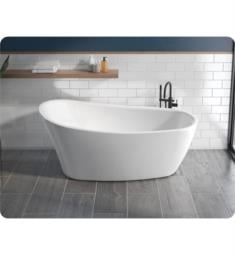 Fleurco BZVE6731-18 Opus Verismo Grande 66 5/8" Acrylic Freestanding Oval Bathtub in White