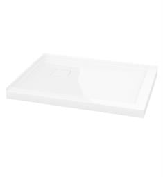 Fleurco ADTC4836-18 48" Acrylic Concealed Corner Drain Shower Base with Two Integrated Tiling Flanges in White