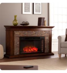 Southern Enterprises FE9023 Canyon 60 1/4" Heights Traditional Electric Fireplace Mantel Package in Whiskey Maple