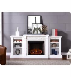 Southern Enterprises FE8526 Gallatin 71 3/4" Electric Fireplace TV and Media Console in White