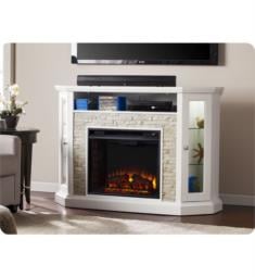 Southern Enterprises FE9393 Redden 52 1/4" Electric Fireplace TV and Media Console in White