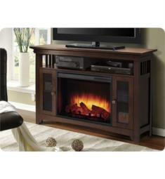 Muskoka 238-894-213 Wyatt 47 3/4" Traditional Electric Fireplace TV and Media Console in Burnished Oak