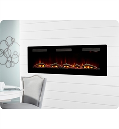 C3 SIL60 Sierra 60" Contemporary Wall Mount Electric Fireplace in Black