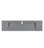 Dusk Grey Glossy Top with Integrated Sink/Sinks