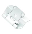 Hickory Hardware P5710F 1/2" Full Wrap Semi-Concealed Self Closing Cabinet Hinges (2-Pack)
