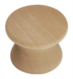 Hickory Hardware P183-UW Natural Woodcraft 1" Round Cabinet Knob in Unfinished Wood