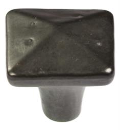 Hickory Hardware P3670-BI Carbonite 1 1/4" Square Cabinet Knob in Black Iron