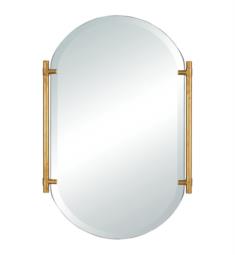 ELK Home 1114-380 Actor's Chapel 30" Frameless Arch Wall Mirror in Clear/Gold