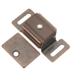Hickory Hardware P651-STB 2 3/8" Steel Double Stack Magnetic Cabinet Door Catch in Statuary Bronze