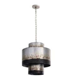 Varaluz 323F04OG Cannery 4 Light 18" Incandescent Tall Pendant in Ombre Galvanized