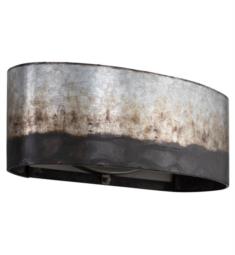 Varaluz 323B02OG Cannery 2 Light 16" Incandescent Wall Mount Vanity Light in Ombre Galvanized