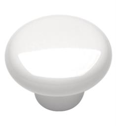 Hickory Hardware P28-W Tranquility 1 1/4" Round Cabinet Knob in White