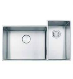 Franke CUX16021-W Culinary Center 35 1/4" Double Basin Undermount Stainless Steel Kitchen Sink