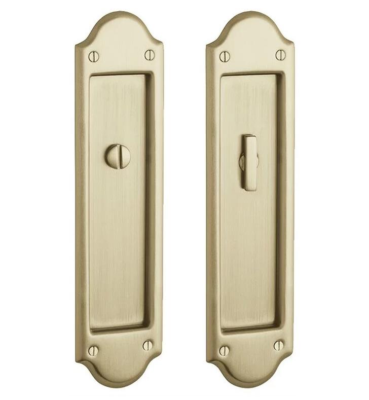 Baldwin Pd016priv Estate 2 1 4 Boulder Privacy Set Sliding Door Lock