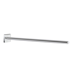 Smedbo HS328 Home 1 7/8" Wall Mount Single Towel Rail in Brushed Chrome