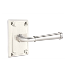 Emtek 5055 4" Pair of Dummy Door Handle Set with Rectangular Rosettes ( Standard Door Prep )