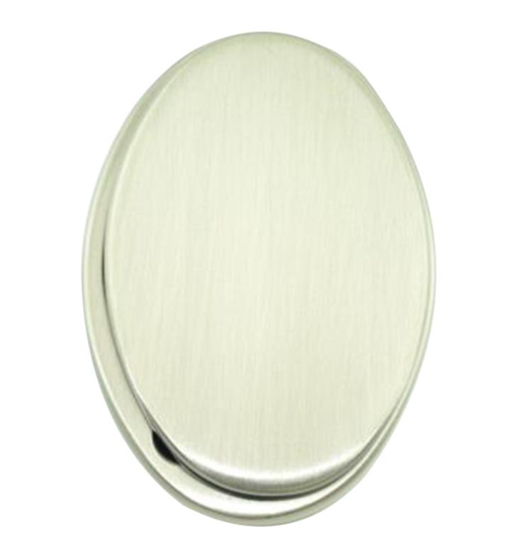 Lifetime Polished Brass Baldwin 6755 Oval Cylinder Lock Cover Plate