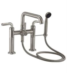 California Faucets 0908.18 Descanso 12 1/4" Contemporary Double Handle Deck Mount Tub Filler with 1.8 GPM Handshower