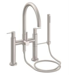 California Faucets 1108.18 Asilomar 18 1/8" Contemporary Double Handle Deck Mounted Tub Filler with 1.8 GPM Handshower