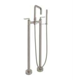 California Faucets 1203.18 Bolsa 39 1/8" Contemporary Floor Mount Tub Filler with 1.8 GPM Handshower