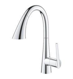 Grohe 303682 Ladylux 15 1/4" Single Handle Deck Mounted Pull-Out Spray Kitchen Faucet