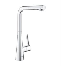 Grohe 338932 Ladylux 15" Single Handle Deck Mounted Pull-Out Spray Kitchen Faucet