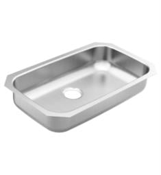Moen GS18161 1800 Series 30 1/2" Single Bowl Stainless Steel Undermount Kitchen Sink with ADA/FHA Compliant