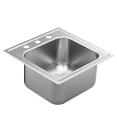 Moen GS201673 2000 Series 20" Single Bowl Stainless Steel Drop-In Kitchen Sink