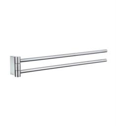 Smedbo AK326 Air 17" Wall Mount Double Swing Arm Towel Rail in Polished Chrome