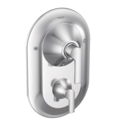 Moen TS2200 Doux 10 7/8" Three Function Pressure Balanced Valve Trim with Double Lever Handles and Integrated Diverter
