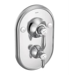 Moen TS32100 Weymouth 11 1/2" Single Function Pressure Balanced Valve Trim with Single Lever Handles and Integrated Diverter