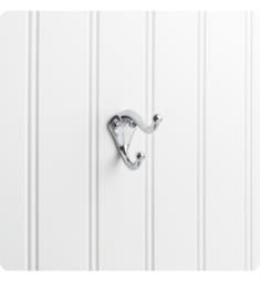 Hardware Resources YD10-231 Kingsport 1 1/8" Wall Mount Double Robe Hook
