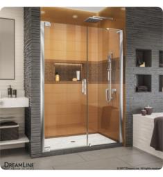 DreamLine SHDR-43240 Elegance-LS 47 1/4" to 59 3/4" Frameless Pivot Shower Door with 24" Inline Panel
