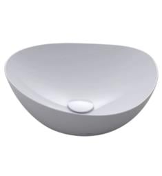 TOTO LT477G#01 Kiwami 18 1/8" Asymmetrical Vessel Bathroom Sink in Cotton