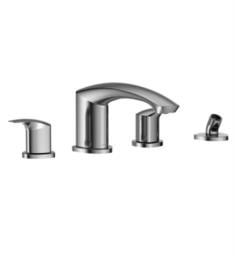 TOTO TBG09202U GM 5 1/4" Four Hole Deck Mounted Roman Tub Filler Trim with Handshower Outlet and Shower Hose