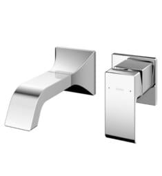TOTO TLG08307U GC 3" 1.2 GPM Single Handle Short Spout Wall Mount Bathroom Sink Faucet with Comfort Glide Technology