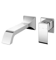 TOTO TLG08308U GC 3" 1.2 GPM Single Handle Long Spout Wall Mount Bathroom Sink Faucet with Comfort Glide Technology