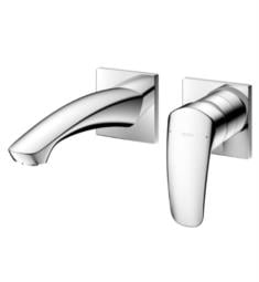 TOTO TLG09307U GM 3" 1.2 GPM Single Handle Short Spout Wall Mount Bathroom Sink Faucet with Comfort Glide Technology