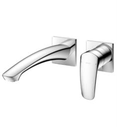 TOTO TLG09308U GM 3" 1.2 GPM Single Handle Long Spout Wall Mount Bathroom Sink Faucet with Comfort Glide Technology