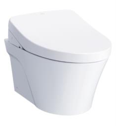 TOTO CWT4263046CMFG#MS AP 21 1/4" Wall-Hung Elongated Toilet with 1.28 GPF & 0.9 GPF Dual Flush and Washlet+ S500e in Matte Silver