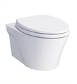 TOTO CT426CFGT40#01 AP 21 1/4" Wall-Hung Elongated Toilet Bowl T40 with Cefiontect in Cotton White