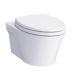TOTO CT426CFGT40#01 AP 21 1/4" Wall-Hung Elongated Toilet Bowl T40 with Cefiontect in Cotton White