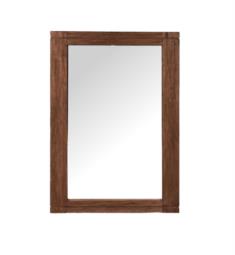 Avanity BRW-M24 24" Wall Mount Rectangular Framed Mirror in Brown Reclaimed Wood