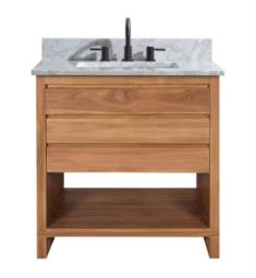 Avanity KAI-VS31-NT Kai 30" Freestanding Single Bathroom Vanity in Natural Teak with Undermount Sink and Top