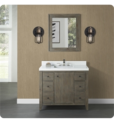 Fairmont Designs 1516-V42 River View 42" Freestanding Single Bathroom Vanity Base in Coffee Bean