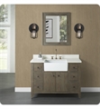 Fairmont Designs 1516-FV48A River View 48" Freestanding Farmhouse Single Bathroom Vanity Base in Coffee Bean