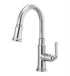 Brizo 63974LF Rook 14 3/8" Single Handle Deck Mounted Pull-Down Prep Kitchen Faucet