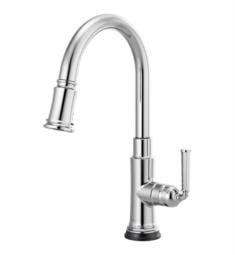 Brizo 64074LF Rook 15 7/8" Single Handle Deck Mounted Pull-Down Kitchen Faucet