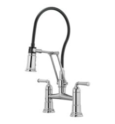 Brizo 62274LF Rook 19 3/8" Double Handle Articulating Bridge Kitchen Faucet